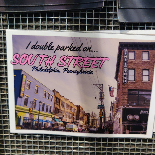 I Double Parked on South Street Postcard MAGNET