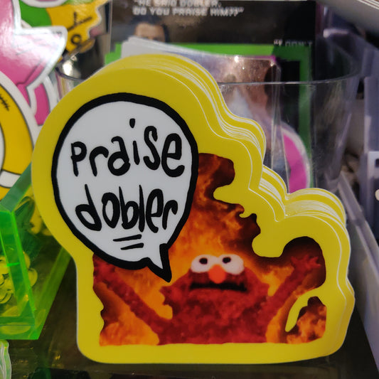 Elmo Dobler STICKER by Praise Dobler