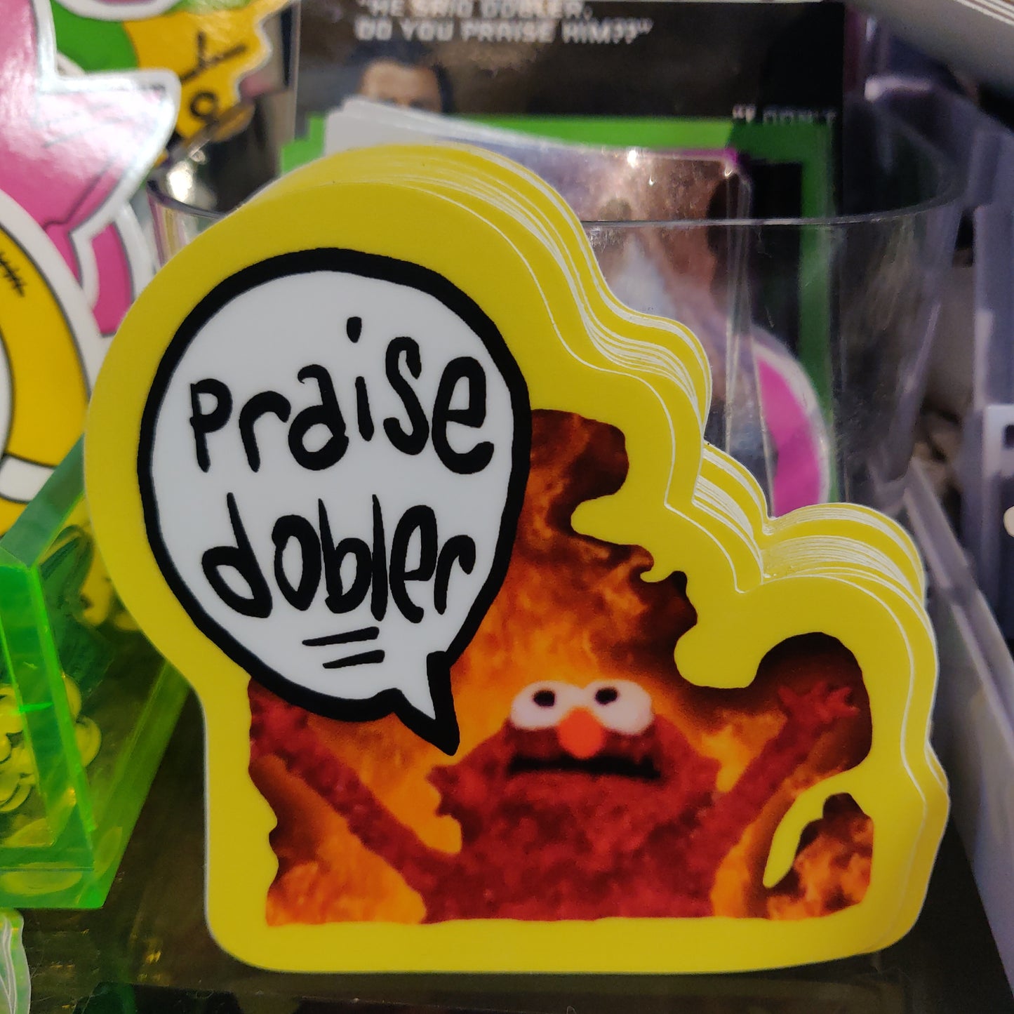 Elmo Dobler STICKER by Praise Dobler