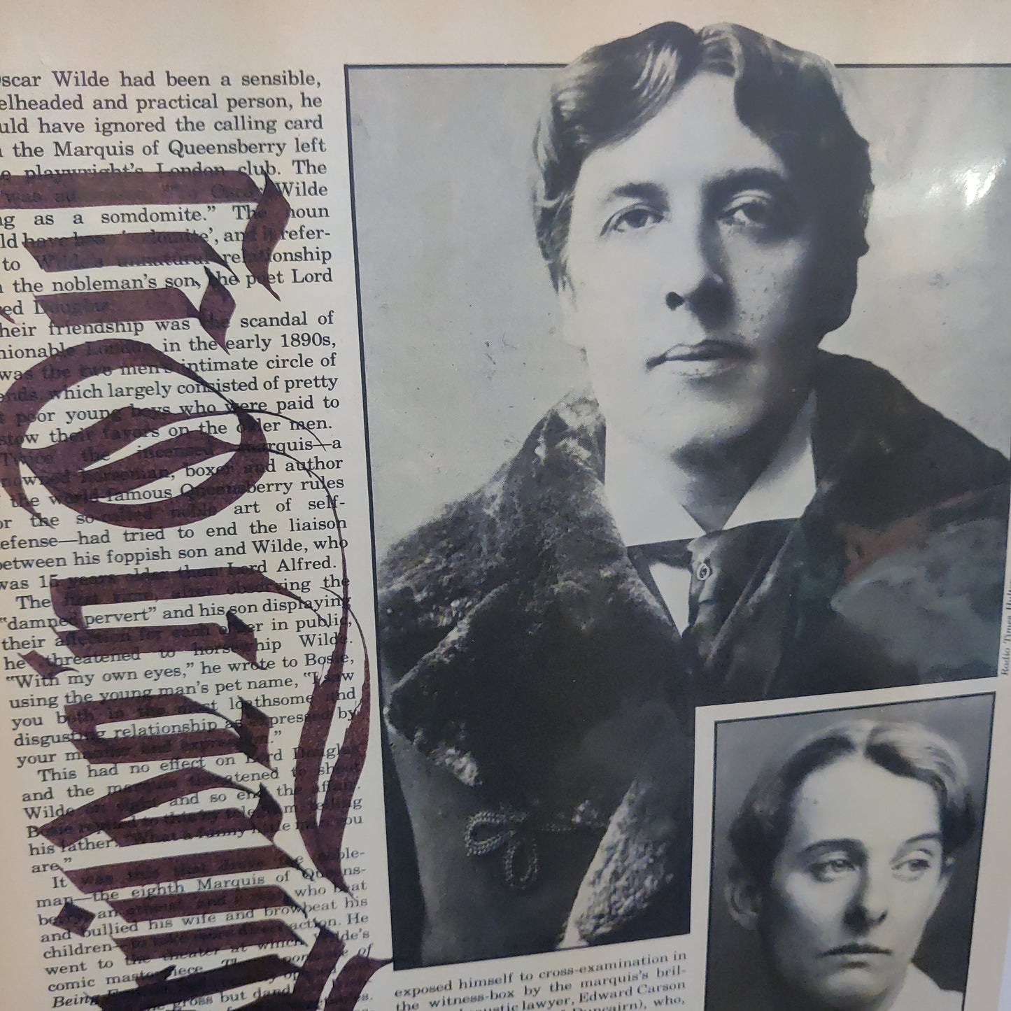 Wilde 'n Out Original Calligraphy PRiNT by Douglas Ethan