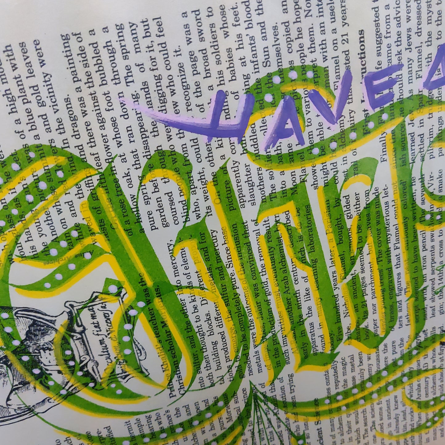 Have a Blast Original Calligraphy PRiNT by Douglas Ethan