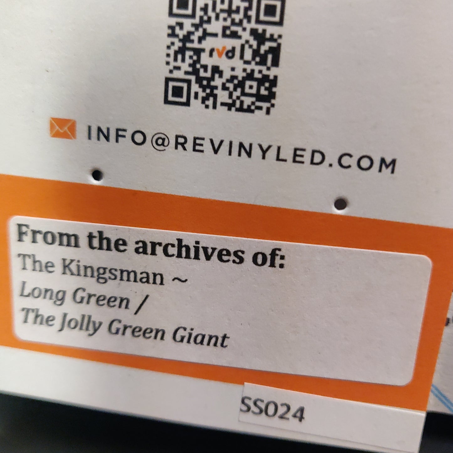 SS024 The Kingsman Vinyl Record EARRINGS