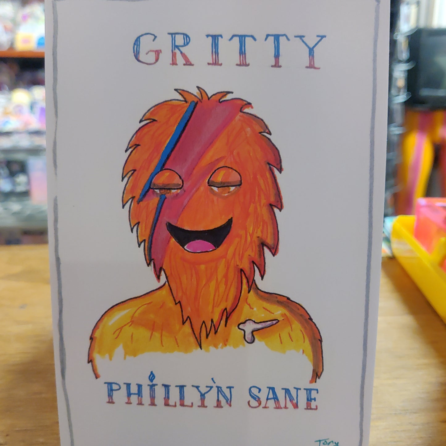 Grit Philly'n Sane POSTCARD