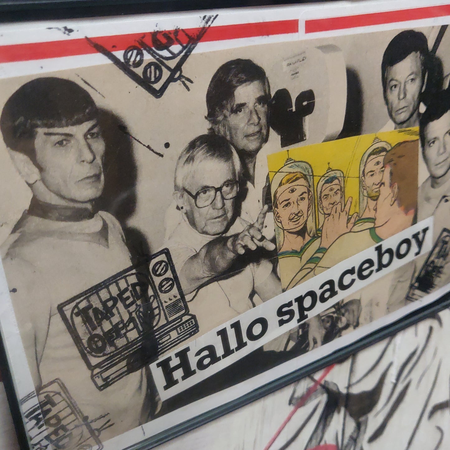 Hallo Spaceboy Framed Collage 228 @TapedOffTV