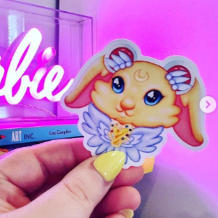 Sailor Bunny STICKER by Obeillustration
