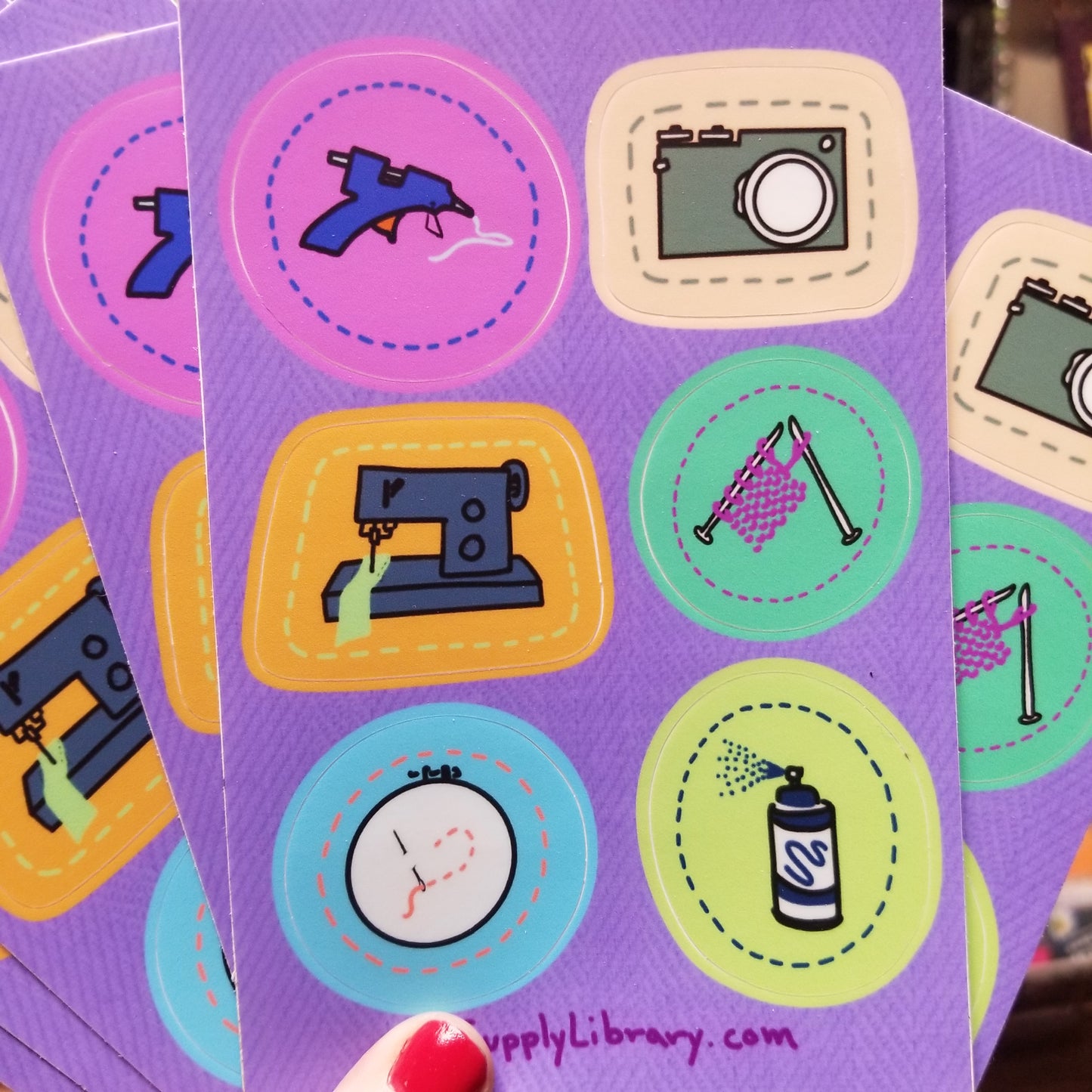 She's Crafty STICKER SHEET