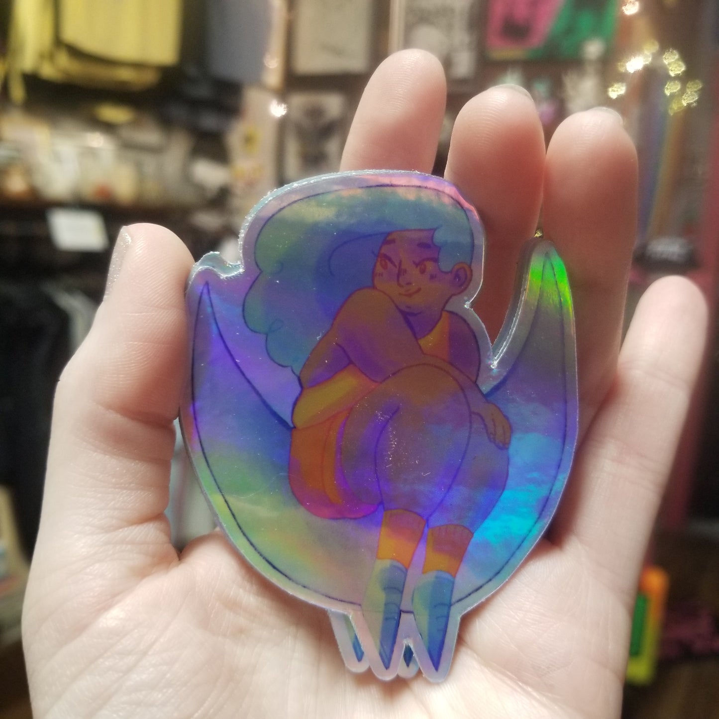 Celestial Moon STICKER by Obeillustration