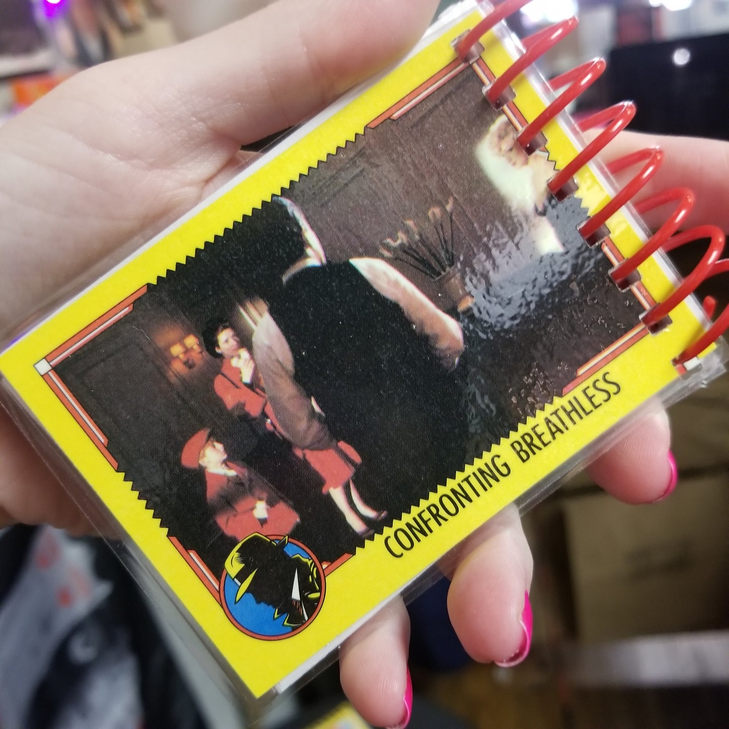 Upcycled Dick Tracy Mini Trading Card NOTEBOOKs
