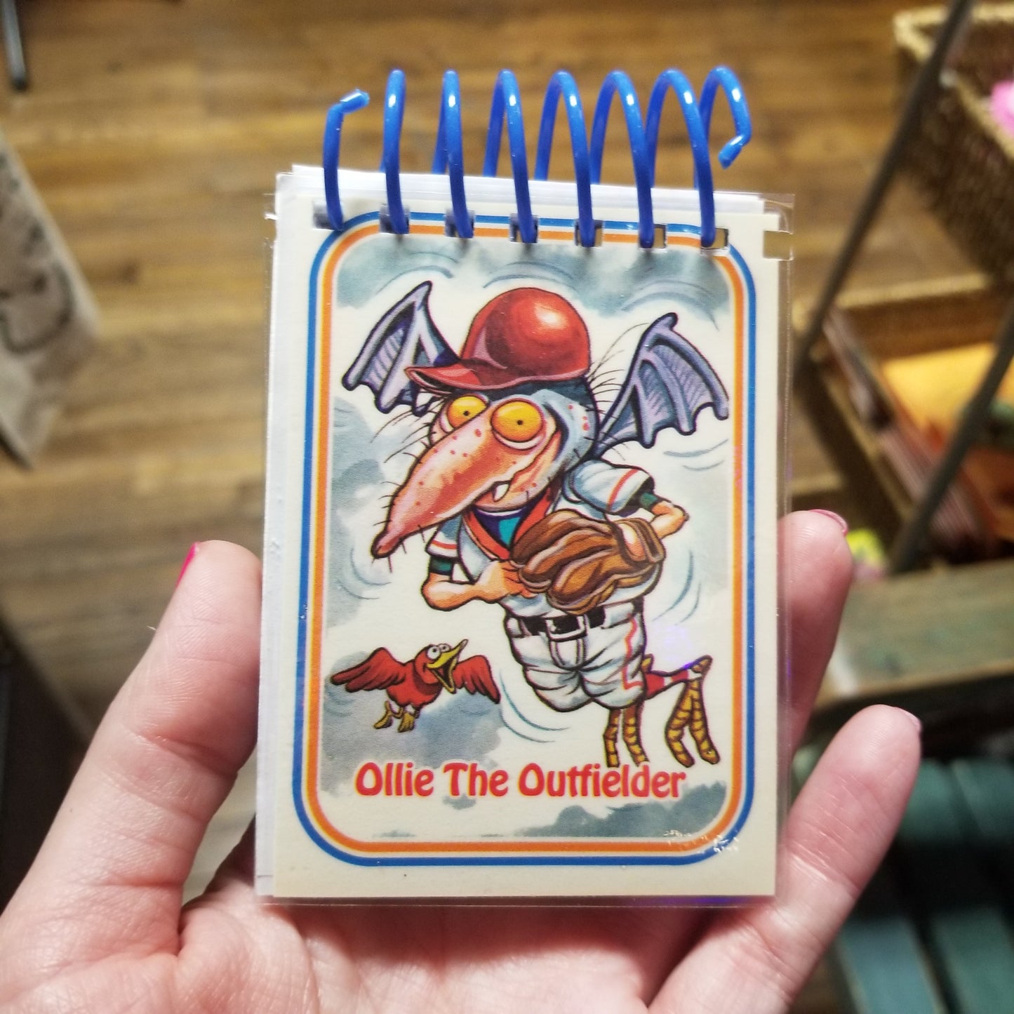 Upcycled Awesome All Stars Mini Trading Card NOTEBOOKs