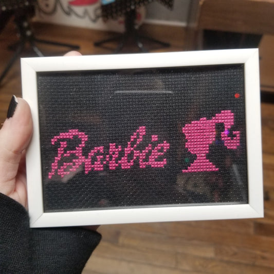 Your Favorite Doll Framed Cross-Stitch