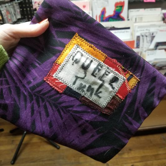 Queer Punk Patchwork BAG / Zipper POUCH