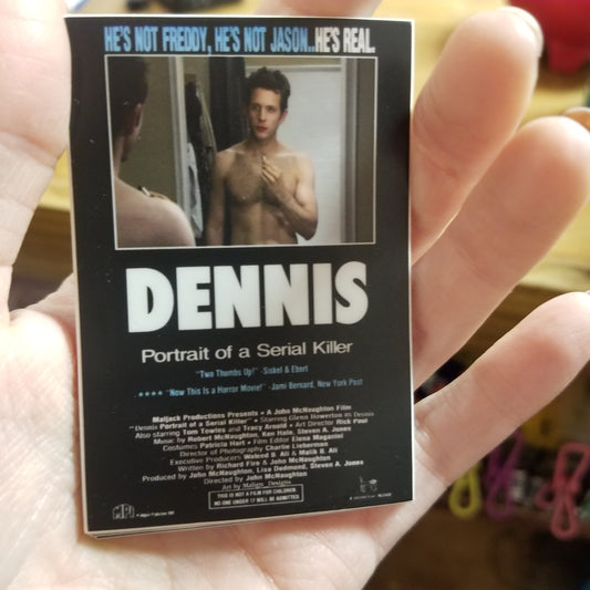Sunny Horror Dennis Portrait of A Serial Killer Mashup STICKER