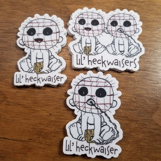 Lil' Heckwaisers Clear background STICKER