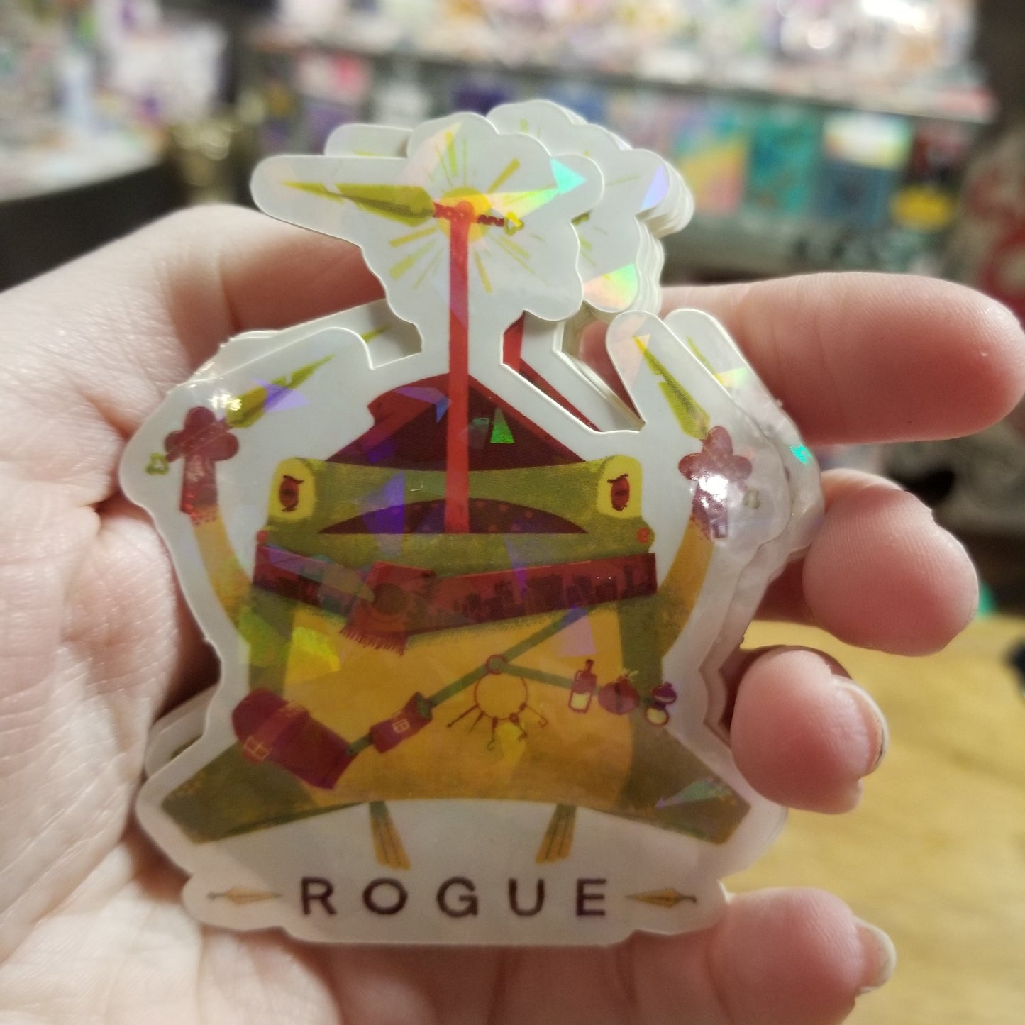 Rogue Frog Holographic STICKER