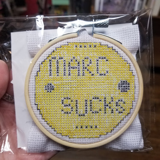 Marc Sucks Empire Records Cross Stitch Kit