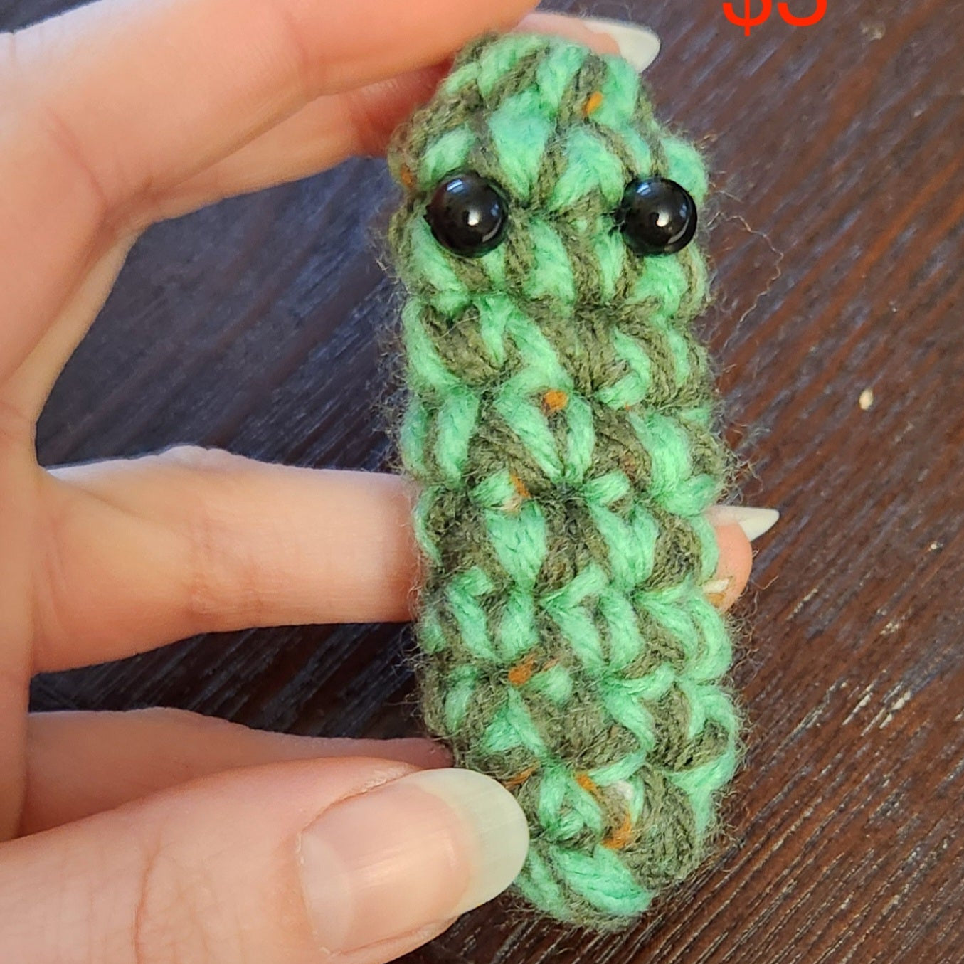 Crochet Pickle Pop Its FIDGIT TOY