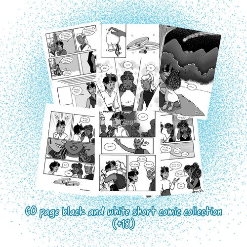 Bounty-ful: A Collection of Short Comics (+18) by Art by Q-Bii