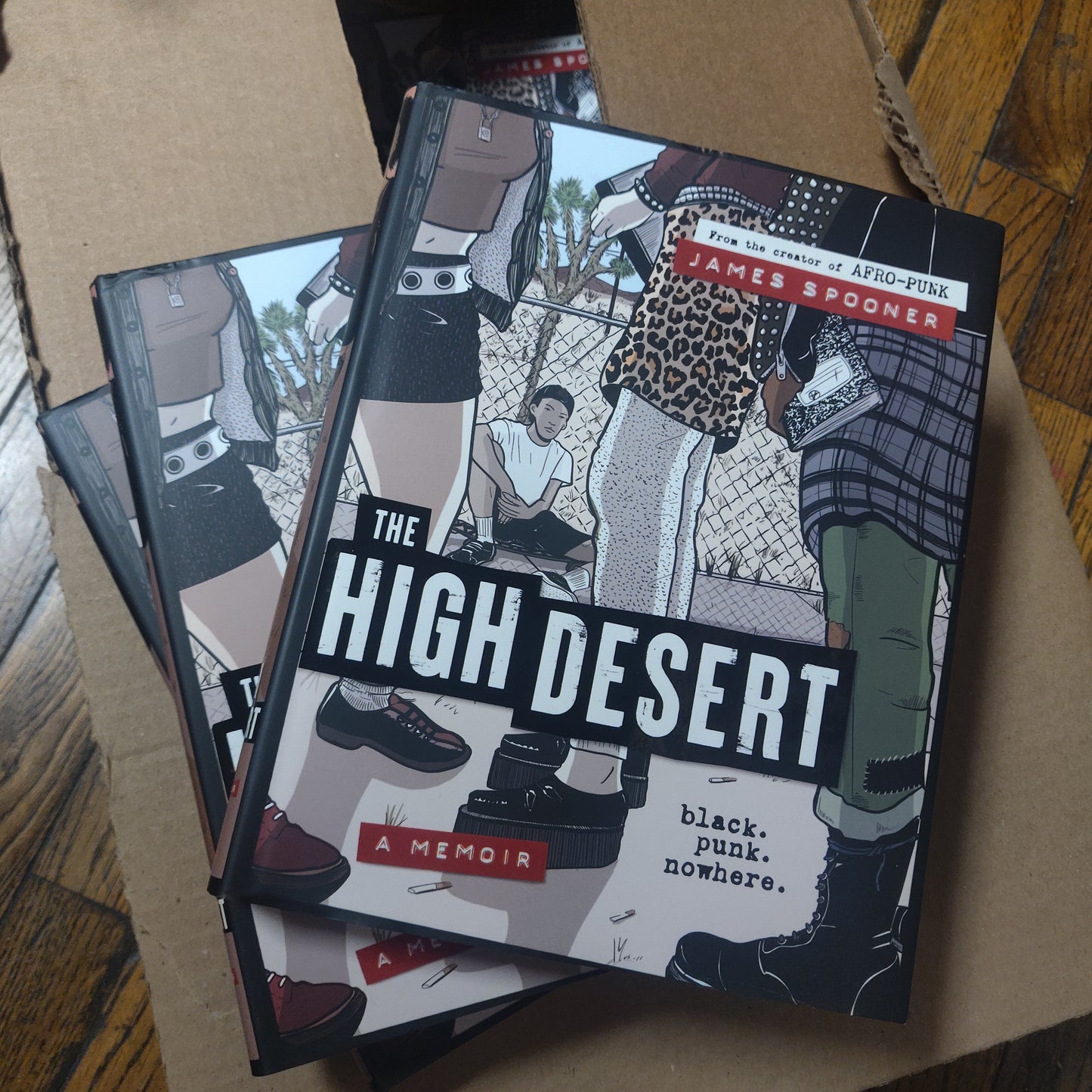 The High Desert: black. punk. nowhere. Graphic Novel BOOK by James Spooner