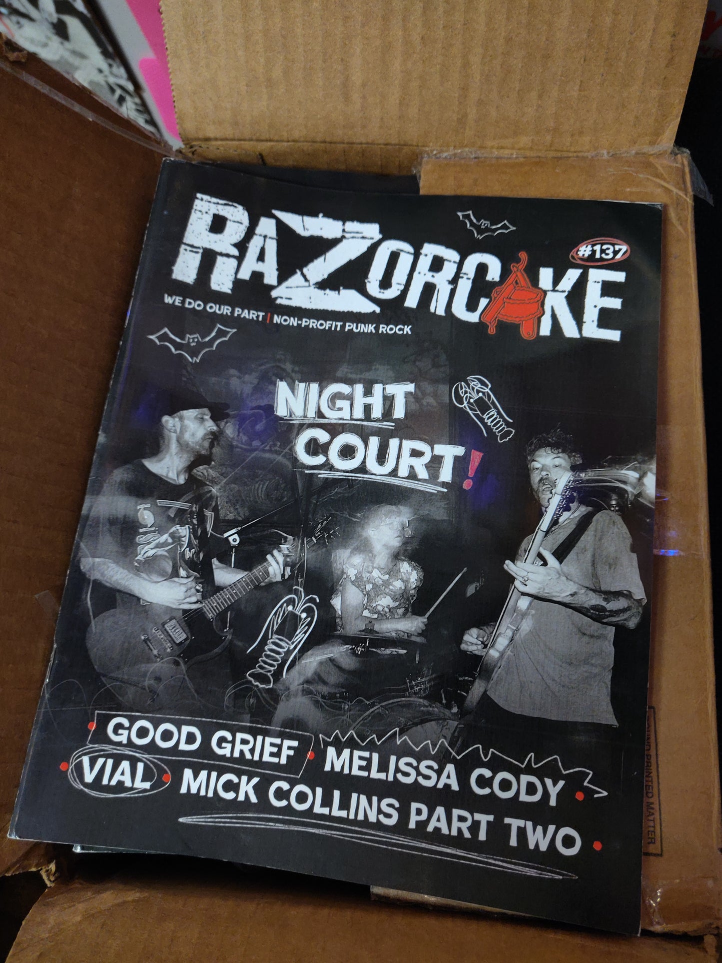Razorcake DIY Punk ZiNE Issue #137: featuring Night Court, Melissa Cody, Good Grief, Vial, and Mick Collins Part Two