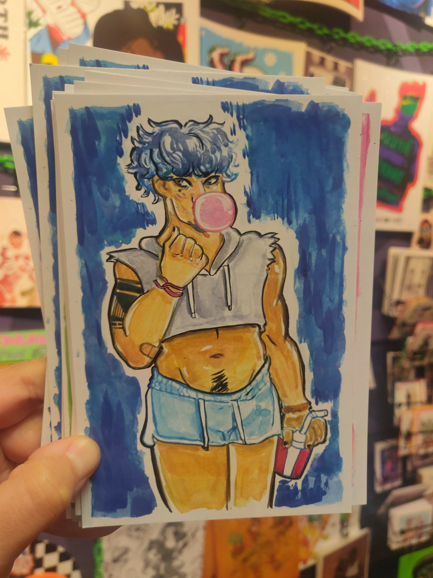 Total Babes POSTCARDs / Small PRiNTs by Alaina Ewins