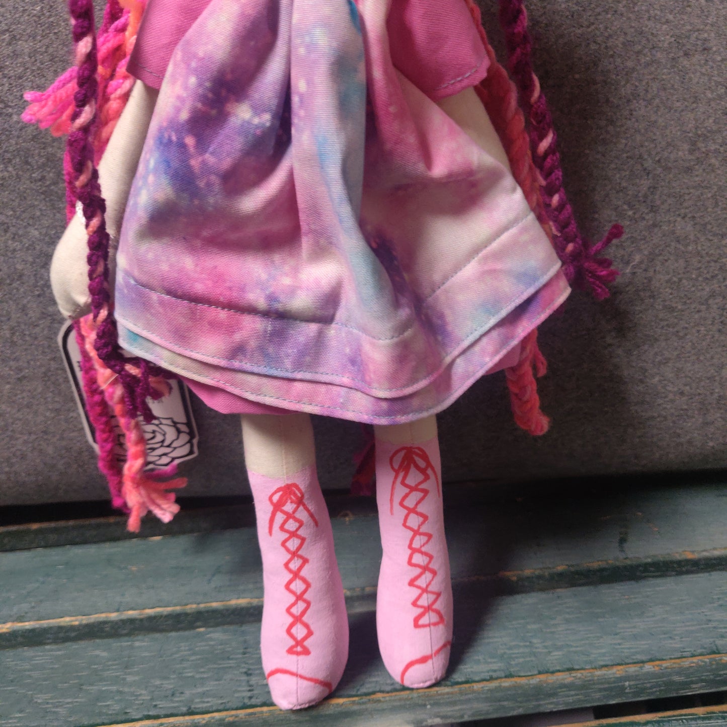 Pink Darling Handmade Cloth DOLL by Cali Smith