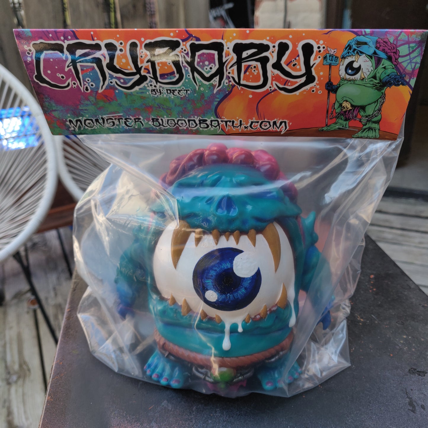 Cry Baby Hand-painted Soft ViNYL TOY by Monster Bloodbath