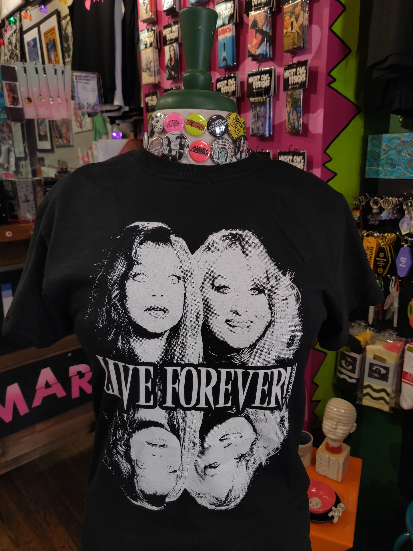 Live Forever! T-SHIRT by Taped Off TV