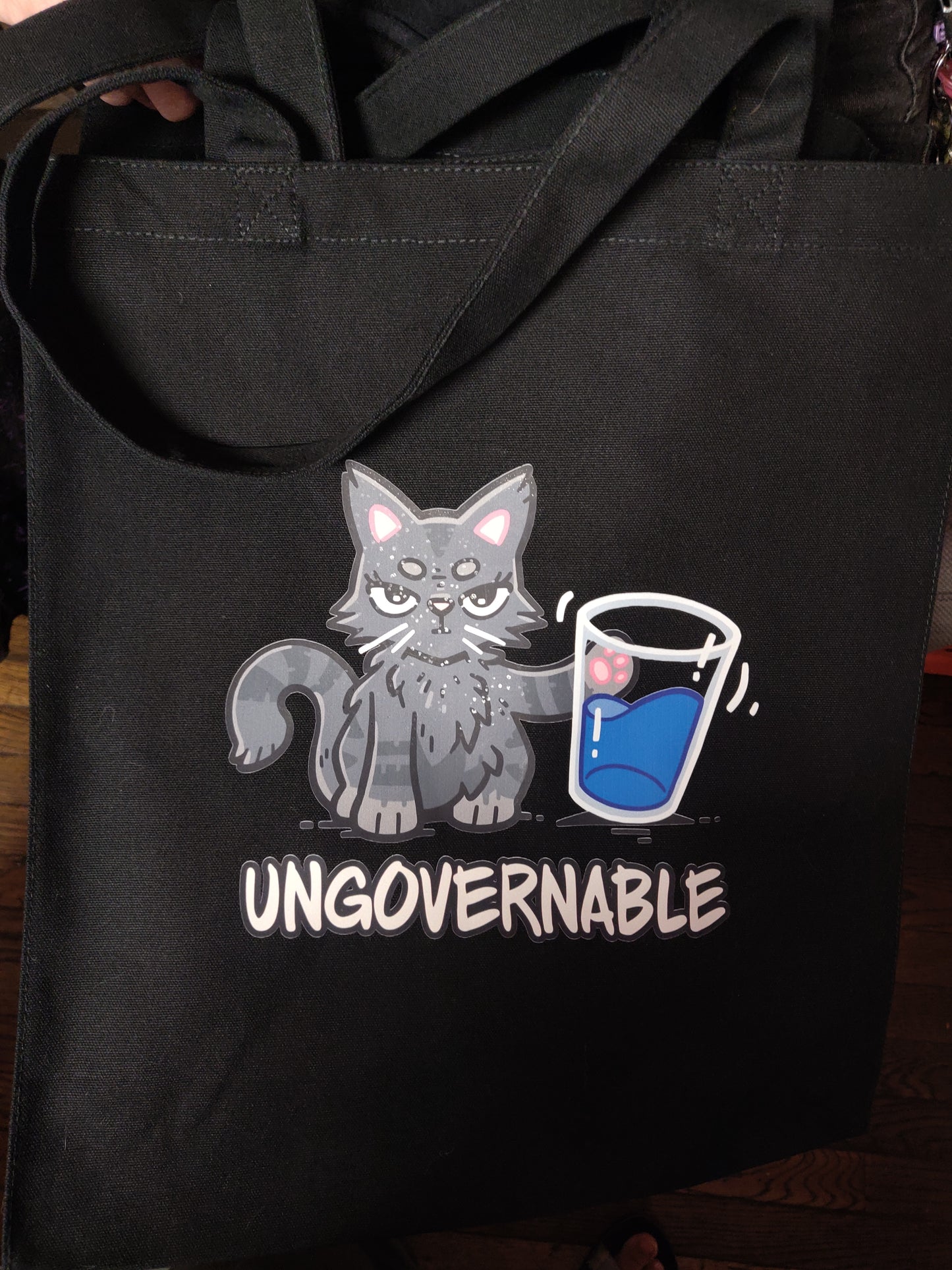 Ungovernable Cat TOTE BAG