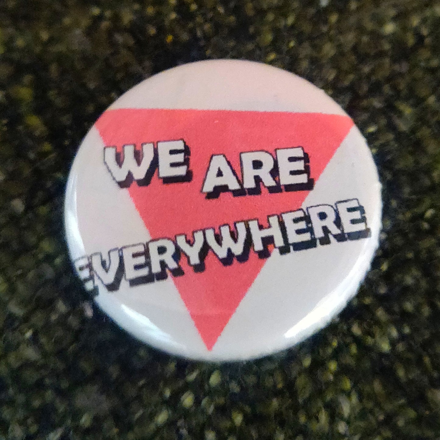 We Are Everywhere Queer Pink Triangle PiN