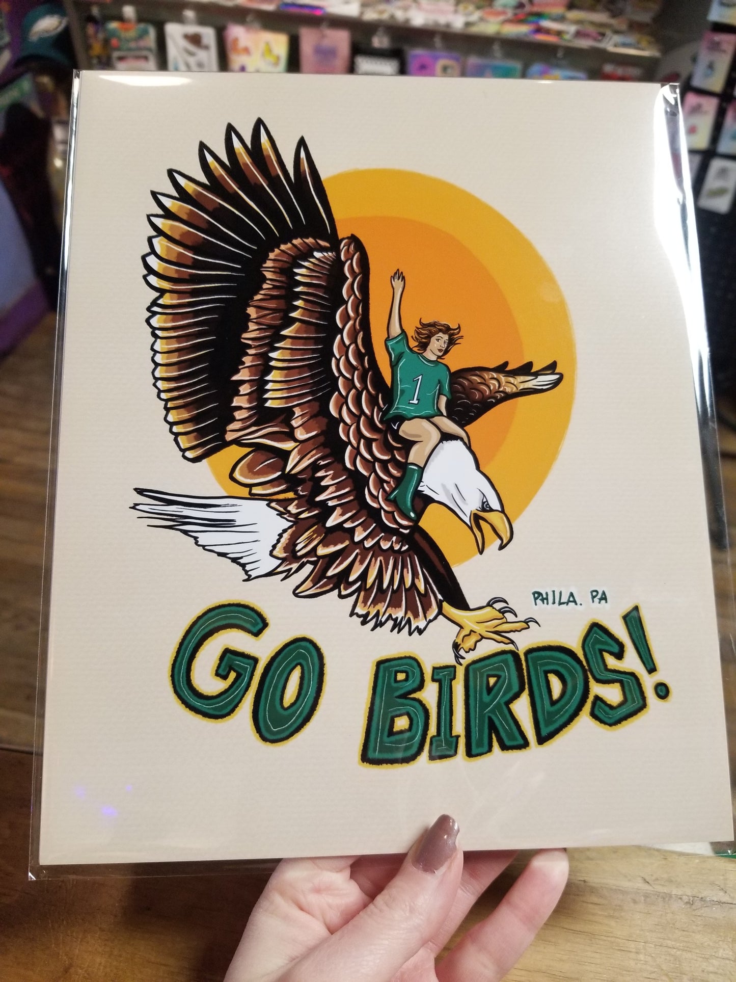 Go Birds Riding the Eagle PRINT