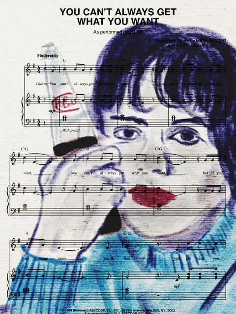 You Can't Always Get Sheet Music PRiNT by Jim Smith