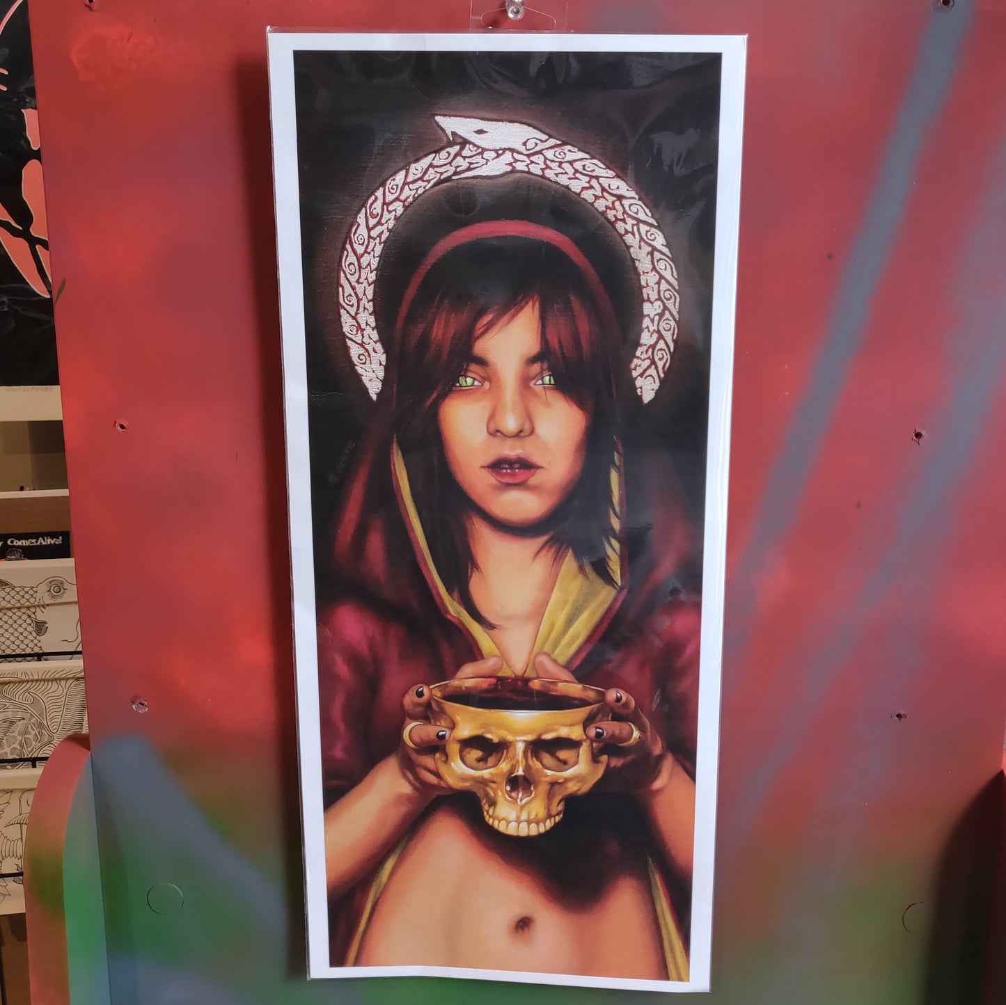 Skull Chalice PRINT by Monique Ligons