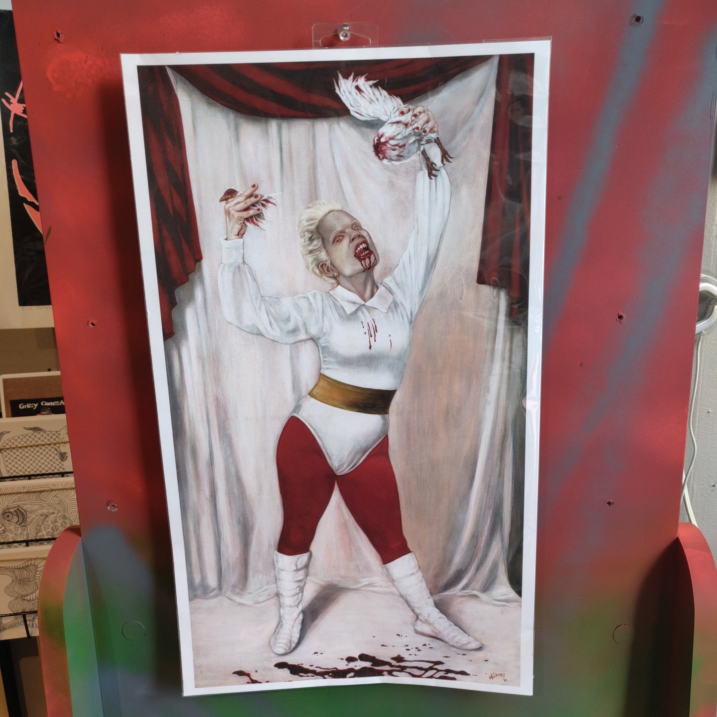 Bird Eater Sideshow Portrait PRINT by Monique Ligons