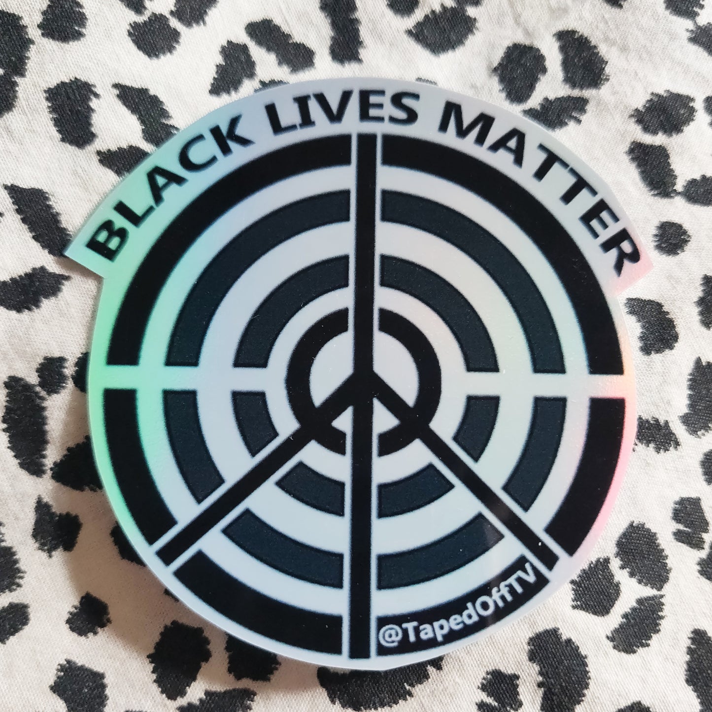 Black Lives Matter Holographic STICKER