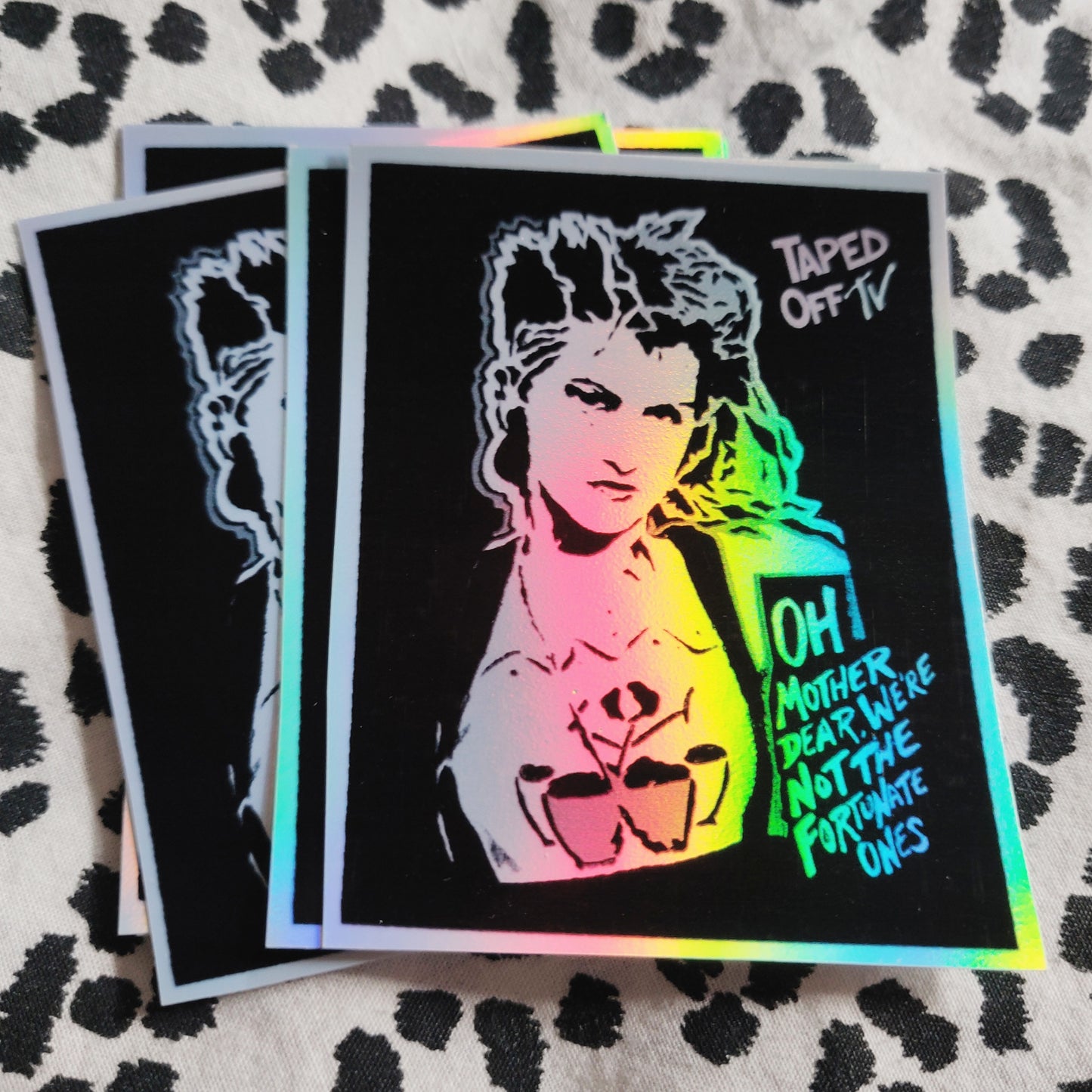 80s Cyndi Holographic STICKER