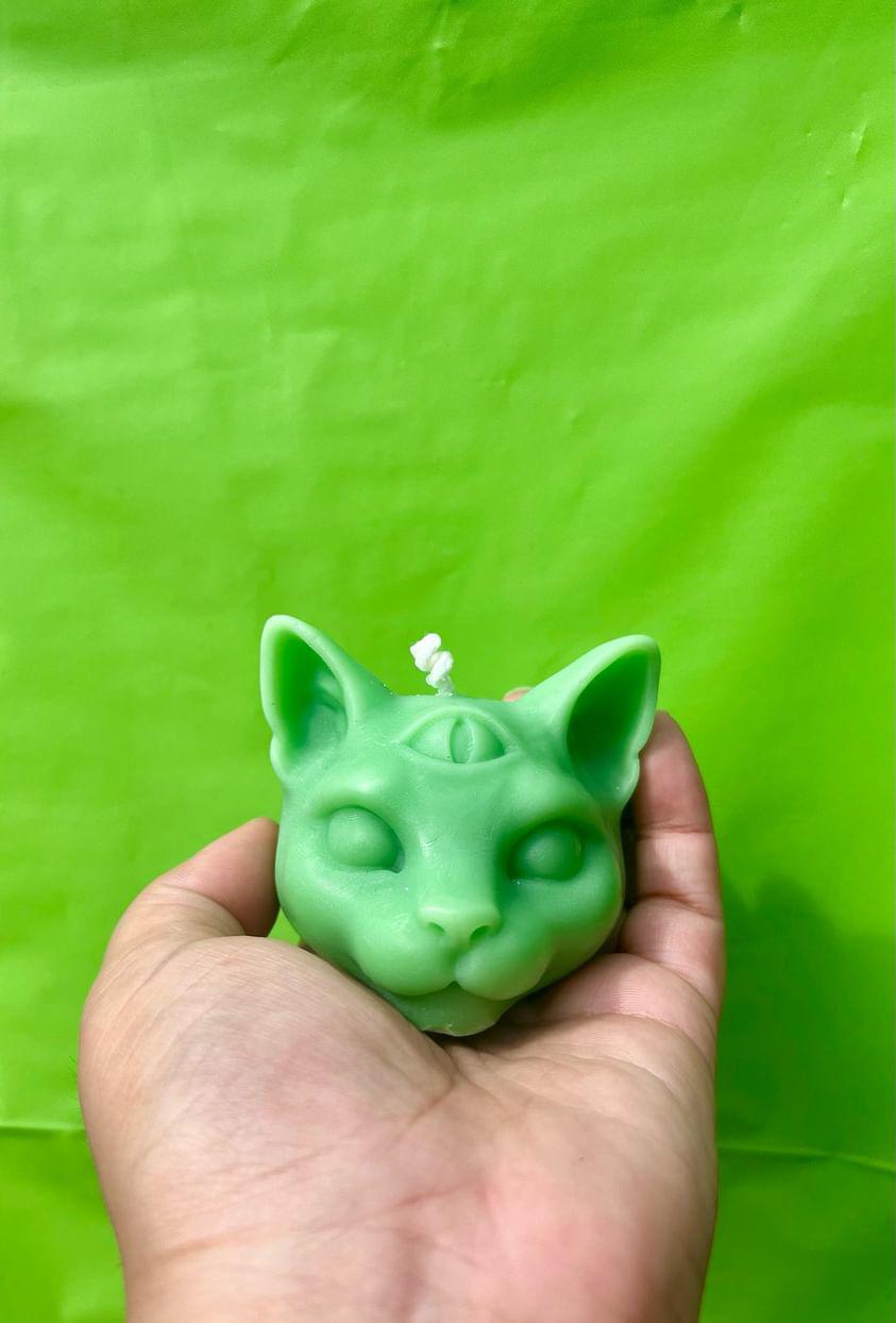 Cat Eye Pillar CANDLE by Sick Wax World