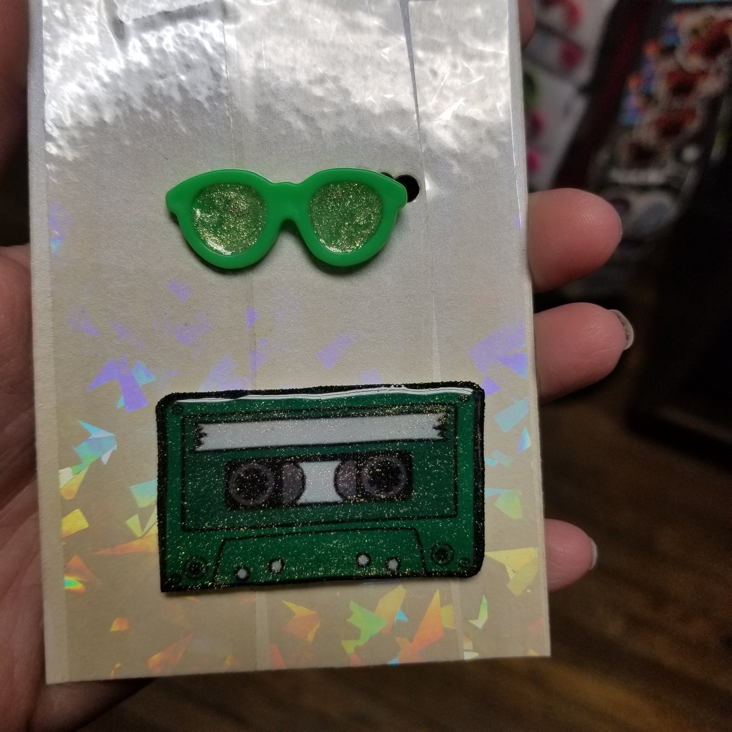 Mixtape and Sunglasses PIN PACK by Riot NJ