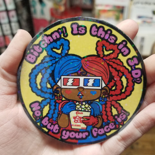 Is This In 3D Holographic STICKER by Riot NJ