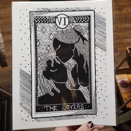 Divine Feminine " The Lovers " PRiNT by Solo Souls