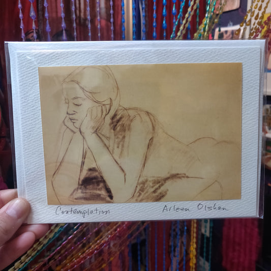 Contemplation Blank GREETING CARD