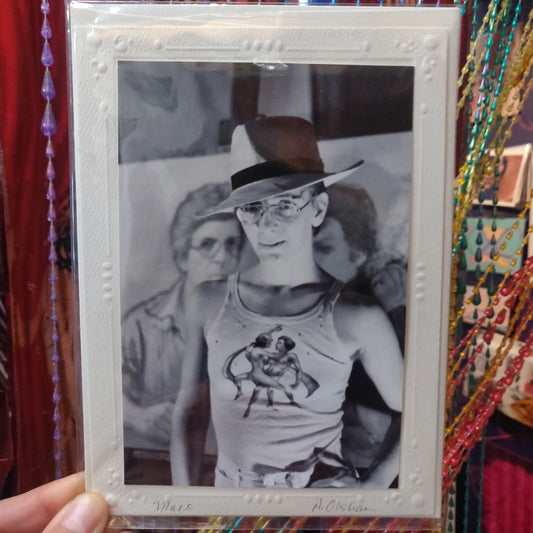 Mars Vintage Queer Culture Photo Blank GREETING CARD