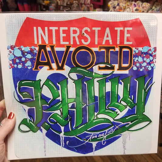 Interstate Avoid Philly PRiNT by Douglas Ethan