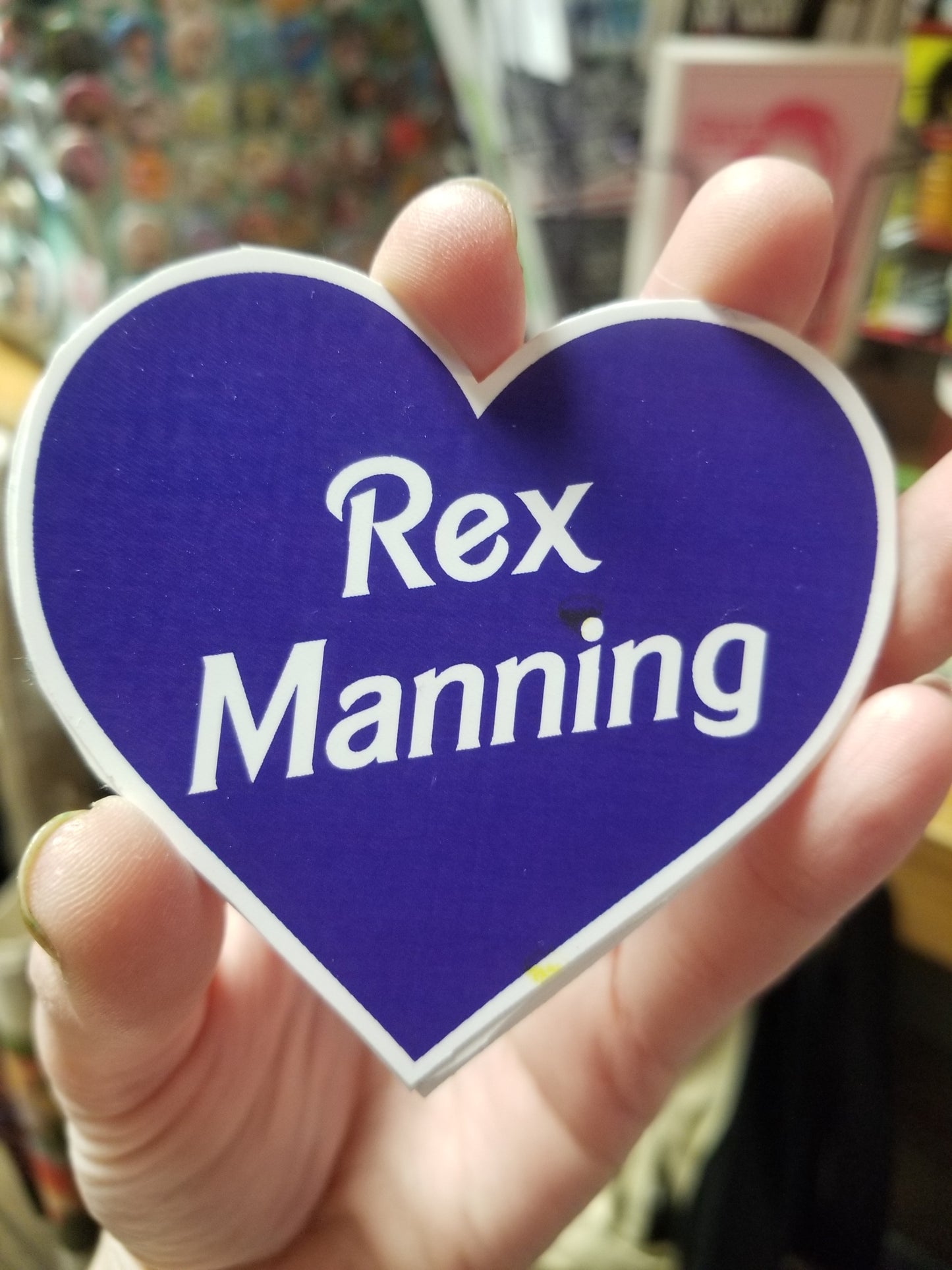 Rex Manning Heart STiCKER