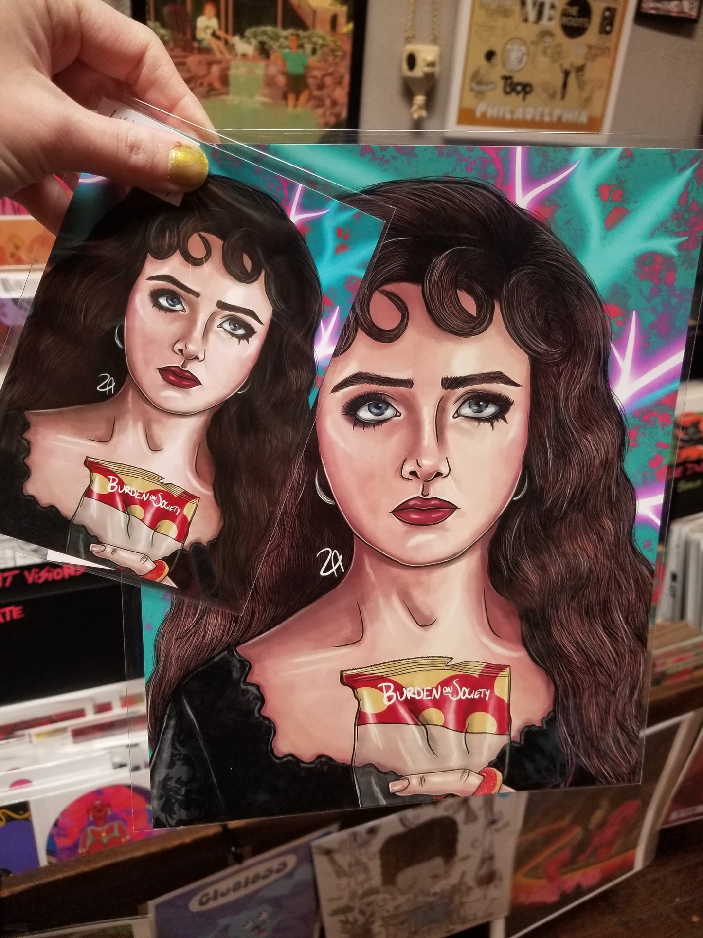 Lisa PRINT by Burden on Society