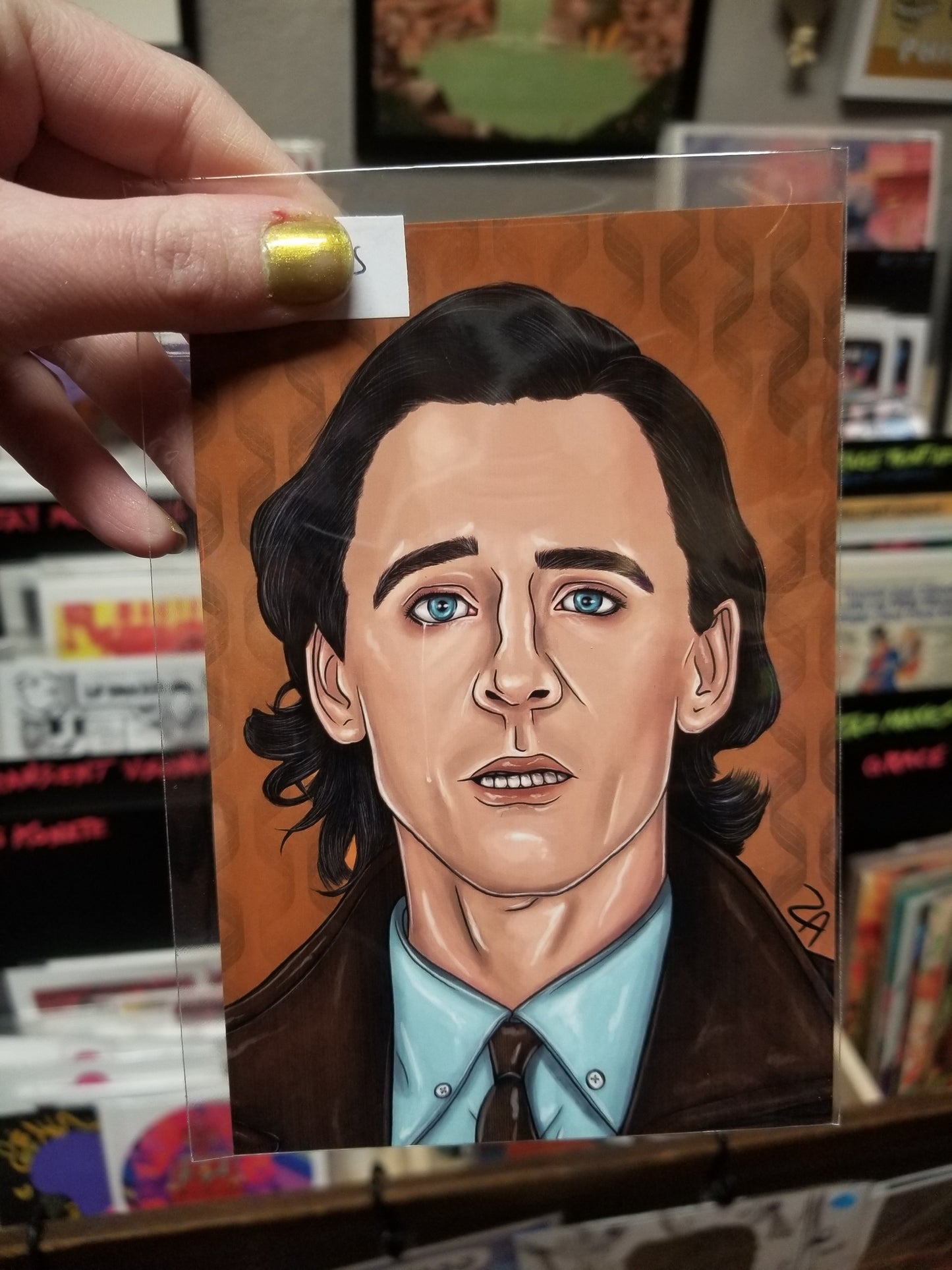 Low Key Brown Background PRINT by Burden on Society