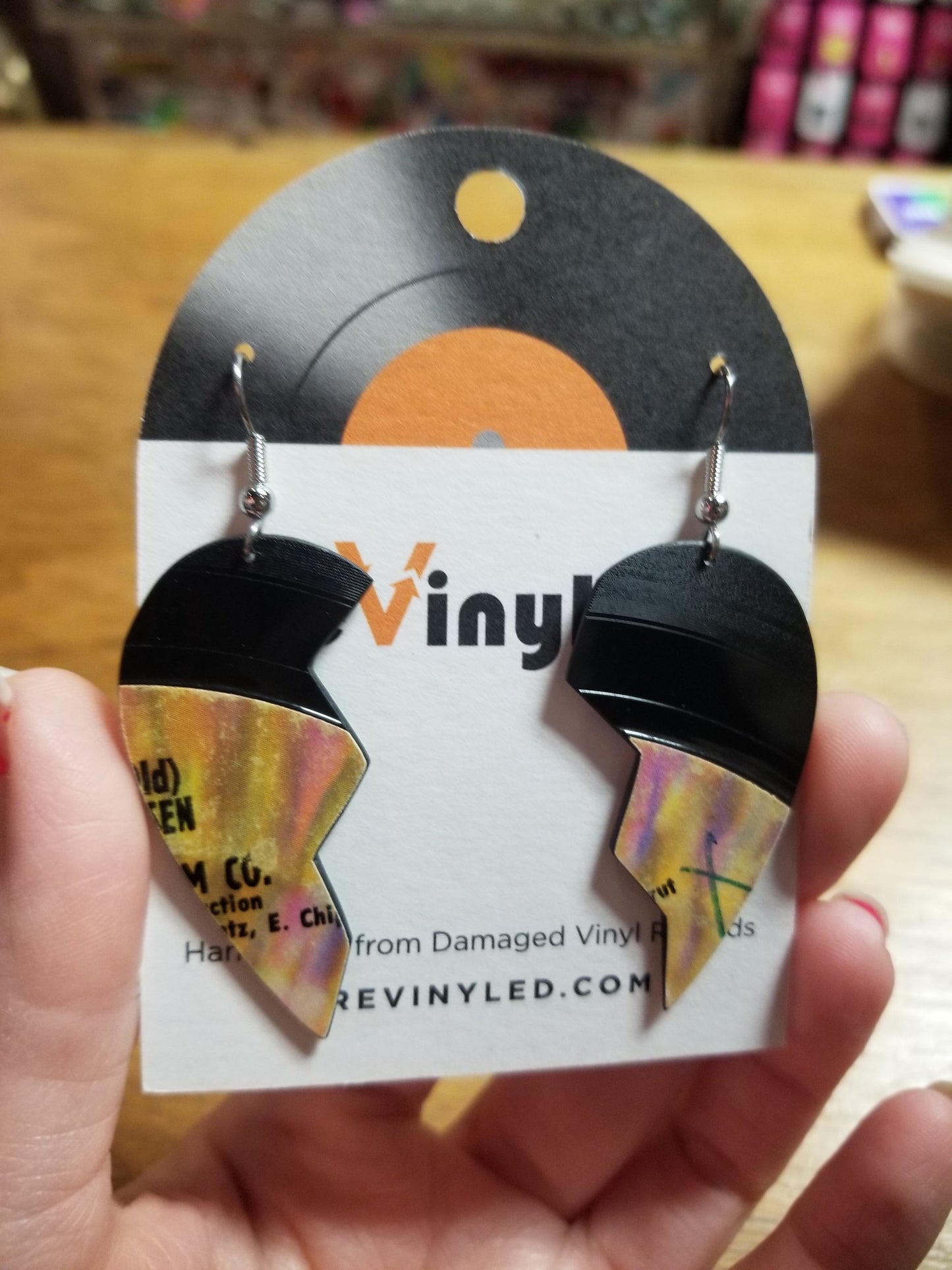 SS137 1910 Fruitgum Co Vinyl Record EARRINGS