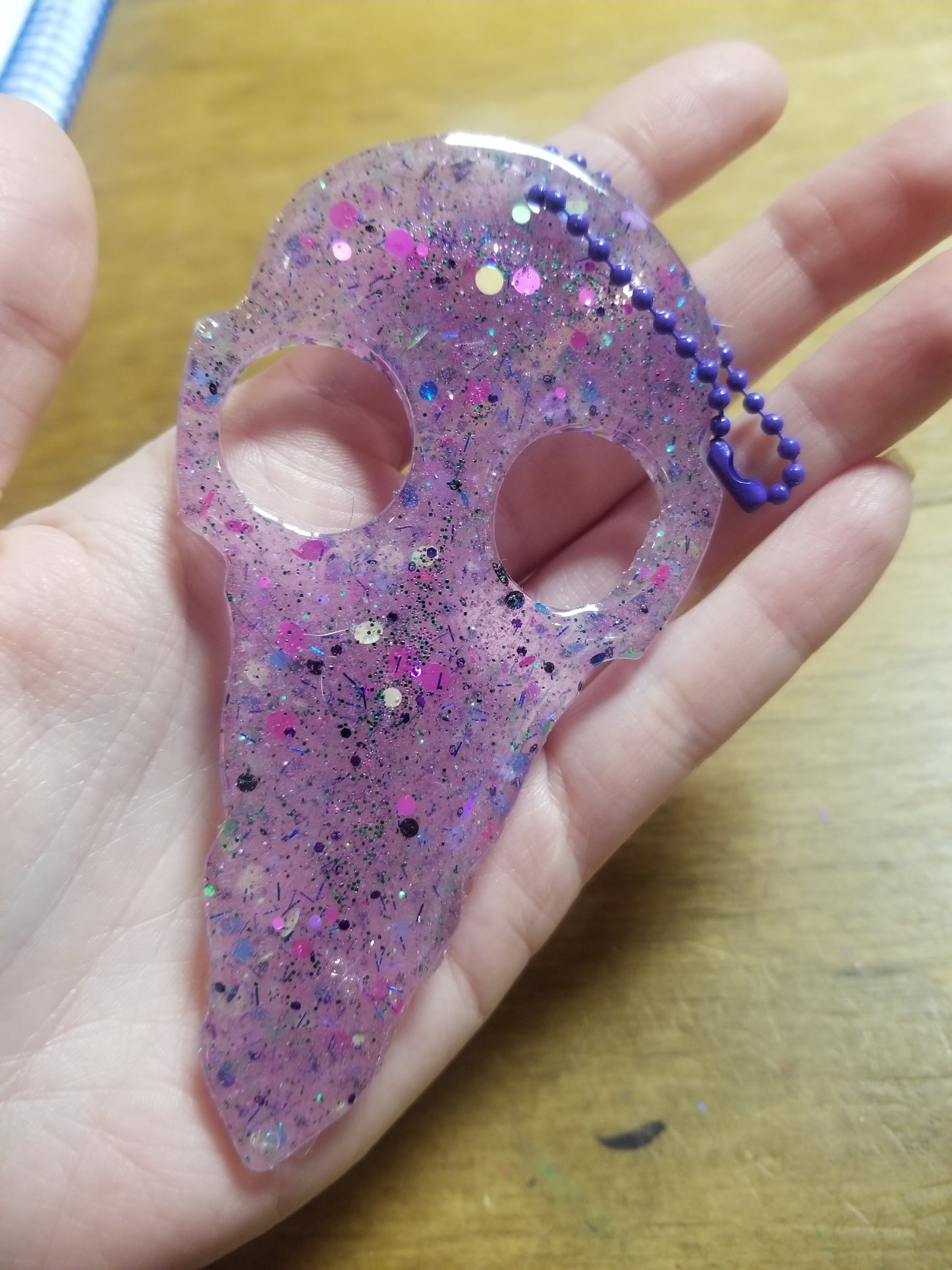 Bird Skull Resin Defense GRIPs/ KEYCHAINS