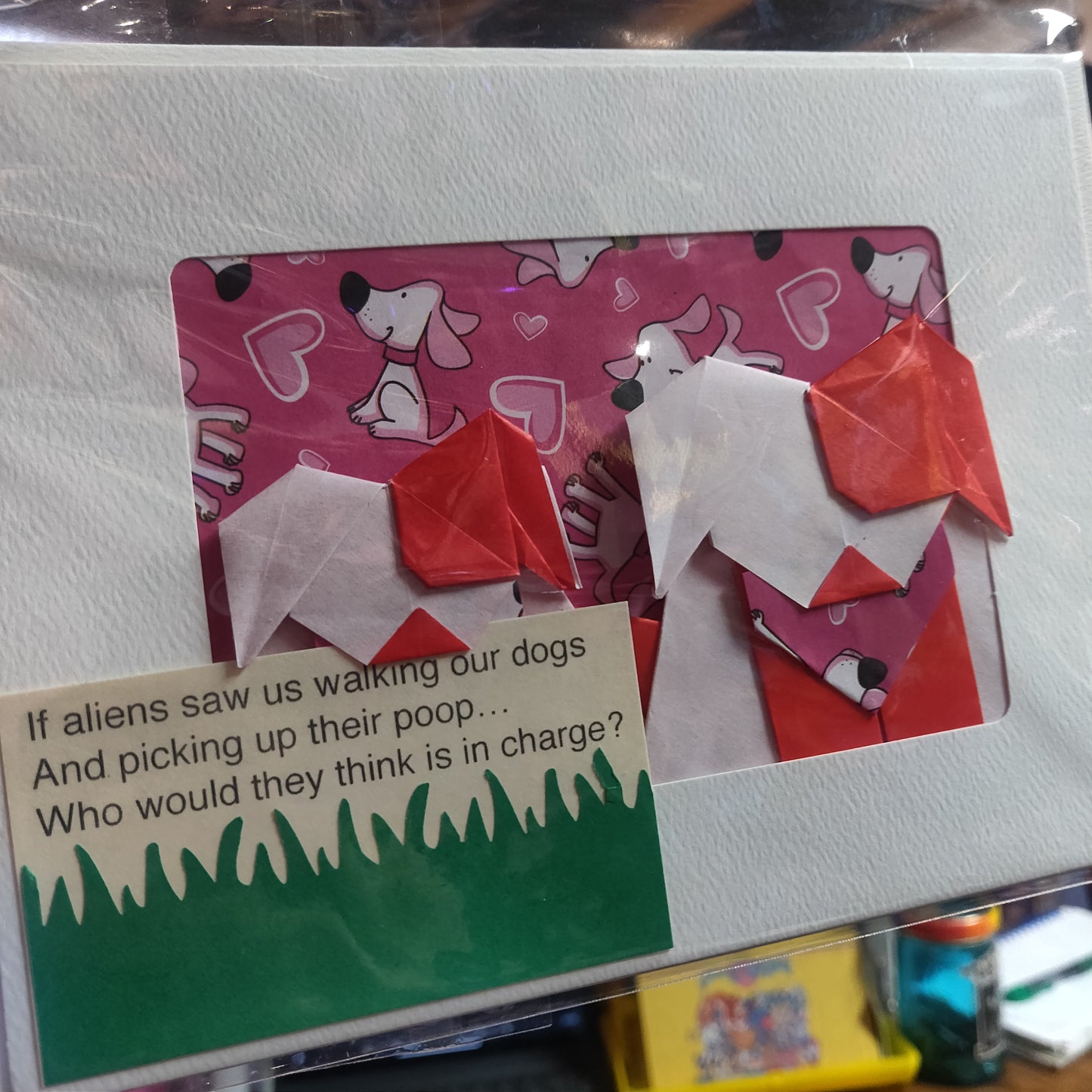 Nova's Dog Friends Origami GREETiNG CARDS
