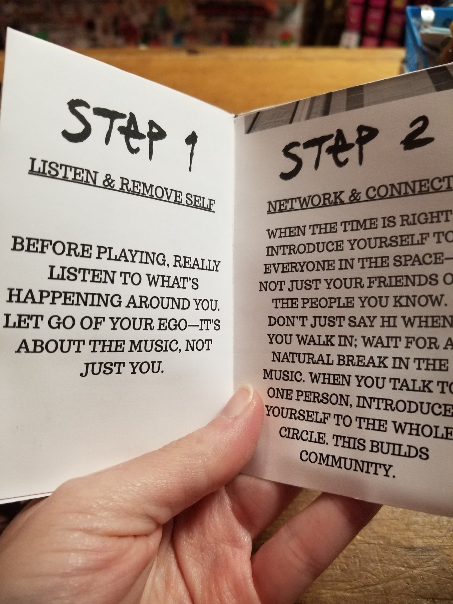 Jam Session Etiquette Mini ZINE by Zacchae'us Paul