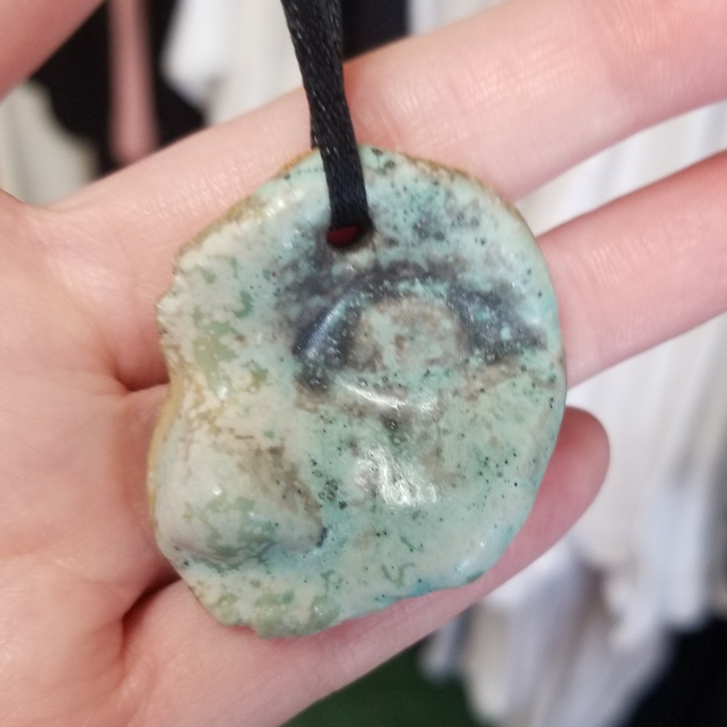 Doll Head CERAMIC PENDANT / ORNAMENTs by The Ceramery